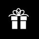 32791261-vector-christmas-gift-icon-white-flat-design-pictogram-isolated-on-black-background